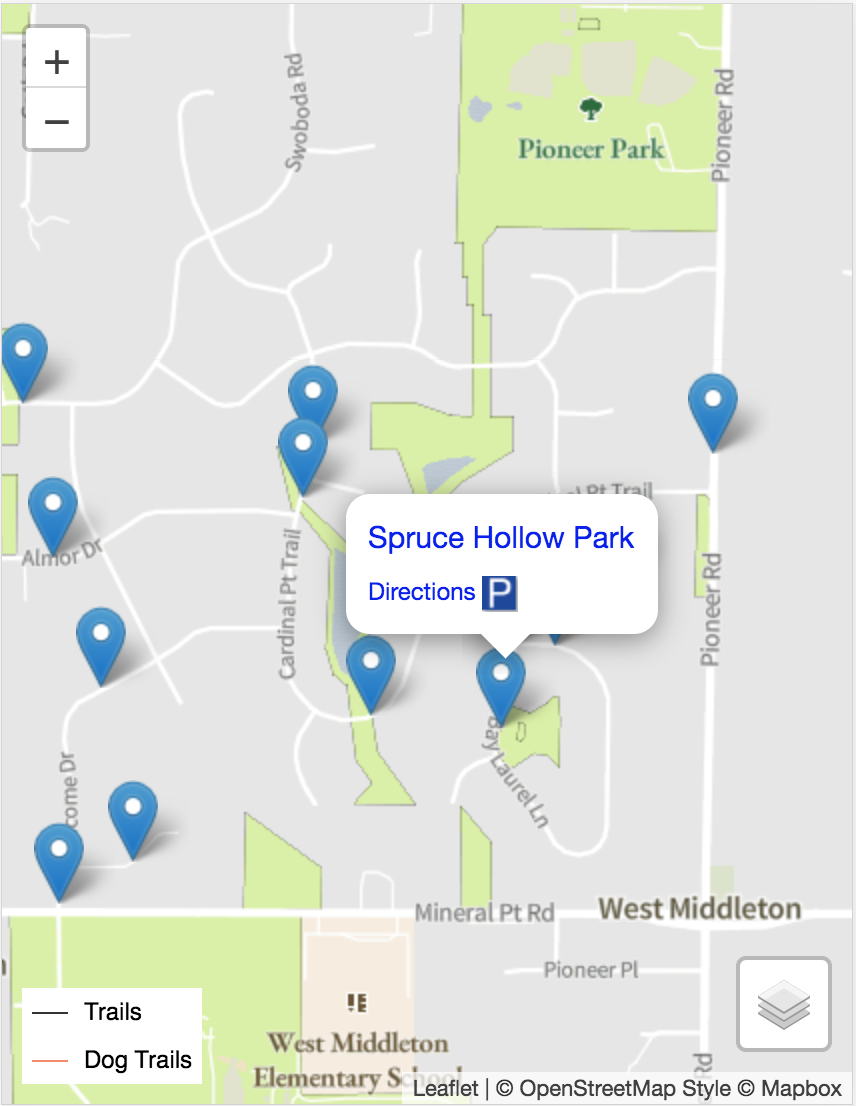 Middleton Trail Map